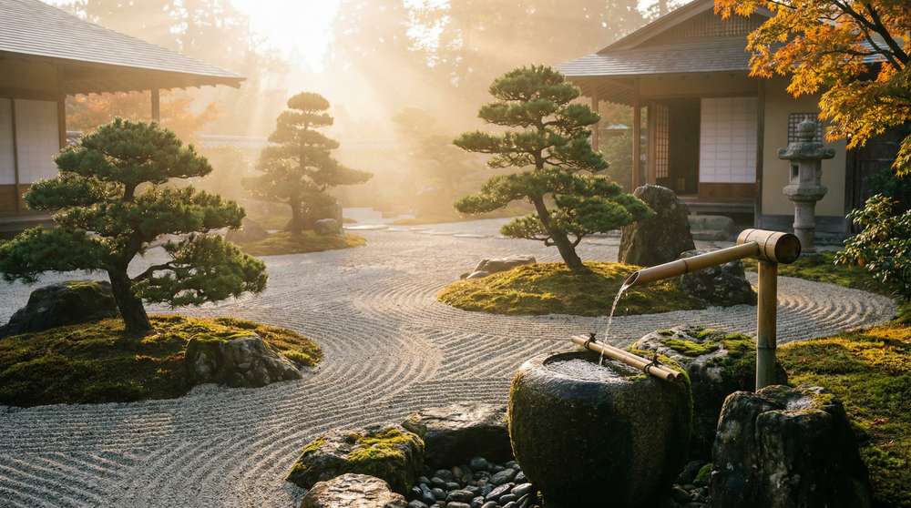 黑料植物视频-日式庭院植物